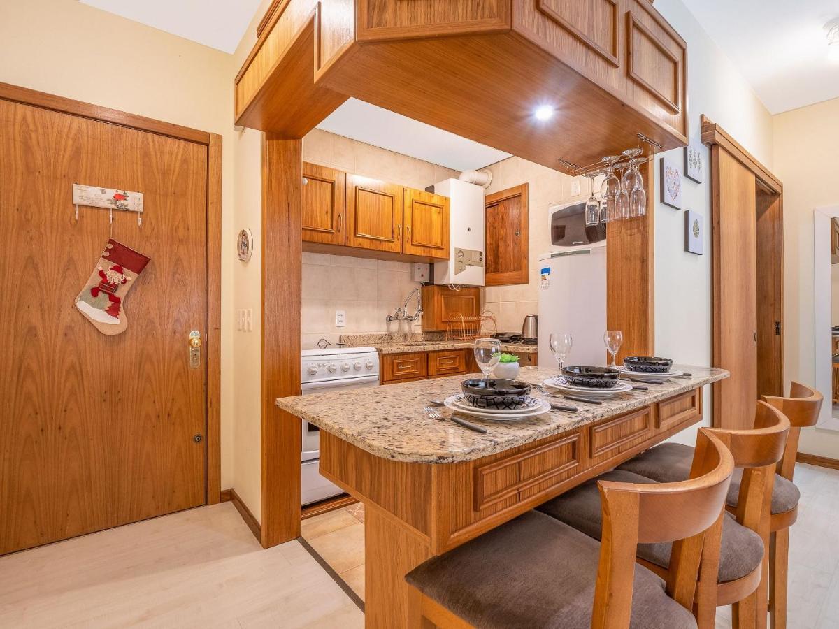 Palladio 304 - Gramado 400 Metros Rua Coberta Daire Dış mekan fotoğraf